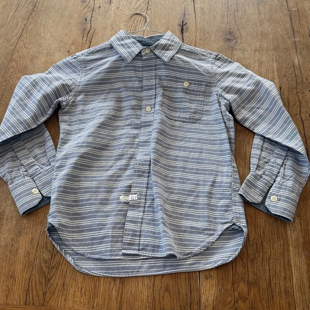 Gap Kids button down long sleeve top